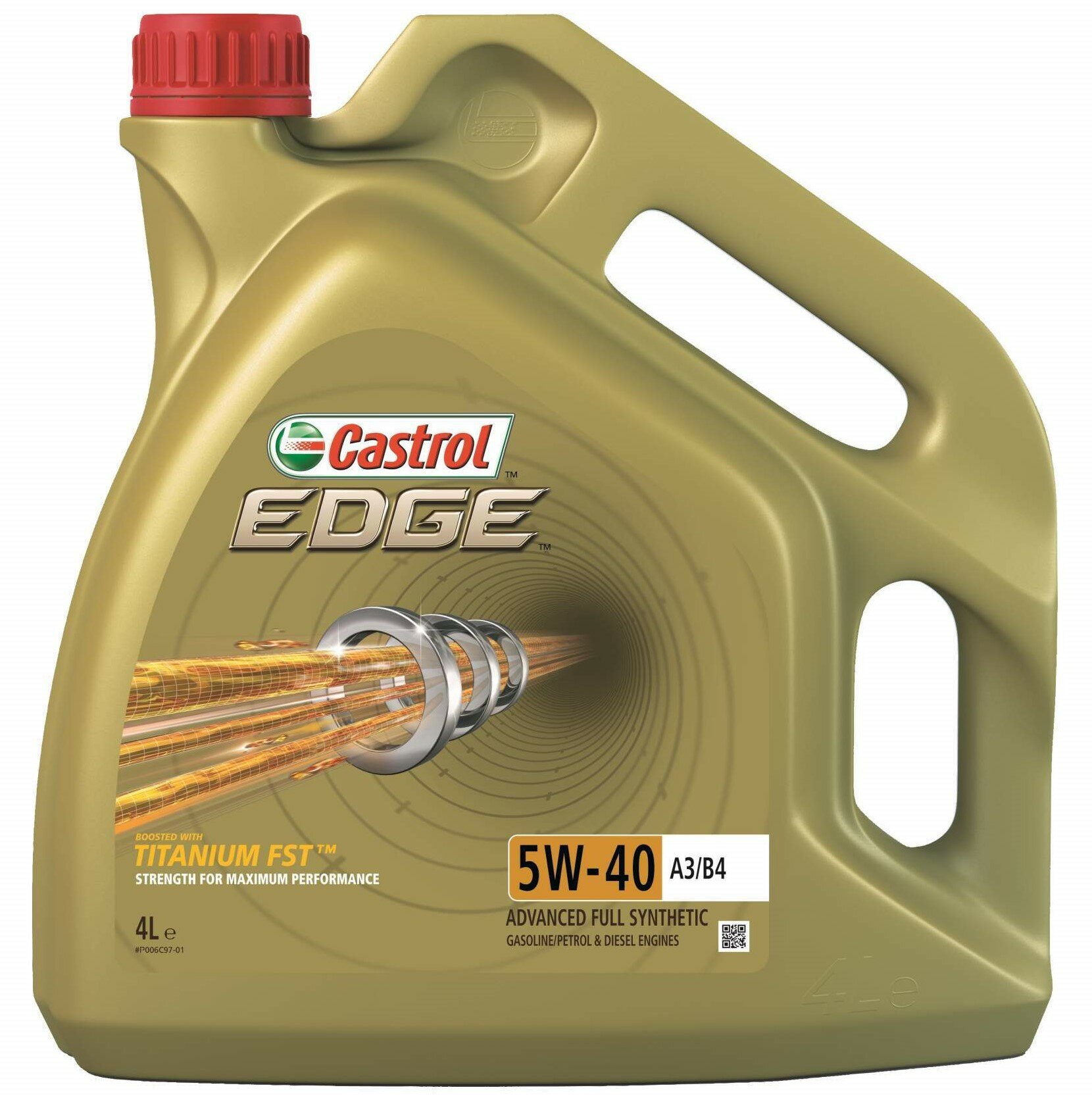 Моторное масло Castrol EDGE 5W-40 A3/B4 Синтетическое (4 л.) 15BA5D