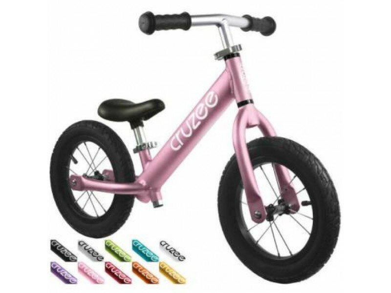 Cruzee UltraLite Air 12'' Беговел Balance Bike (Pink)