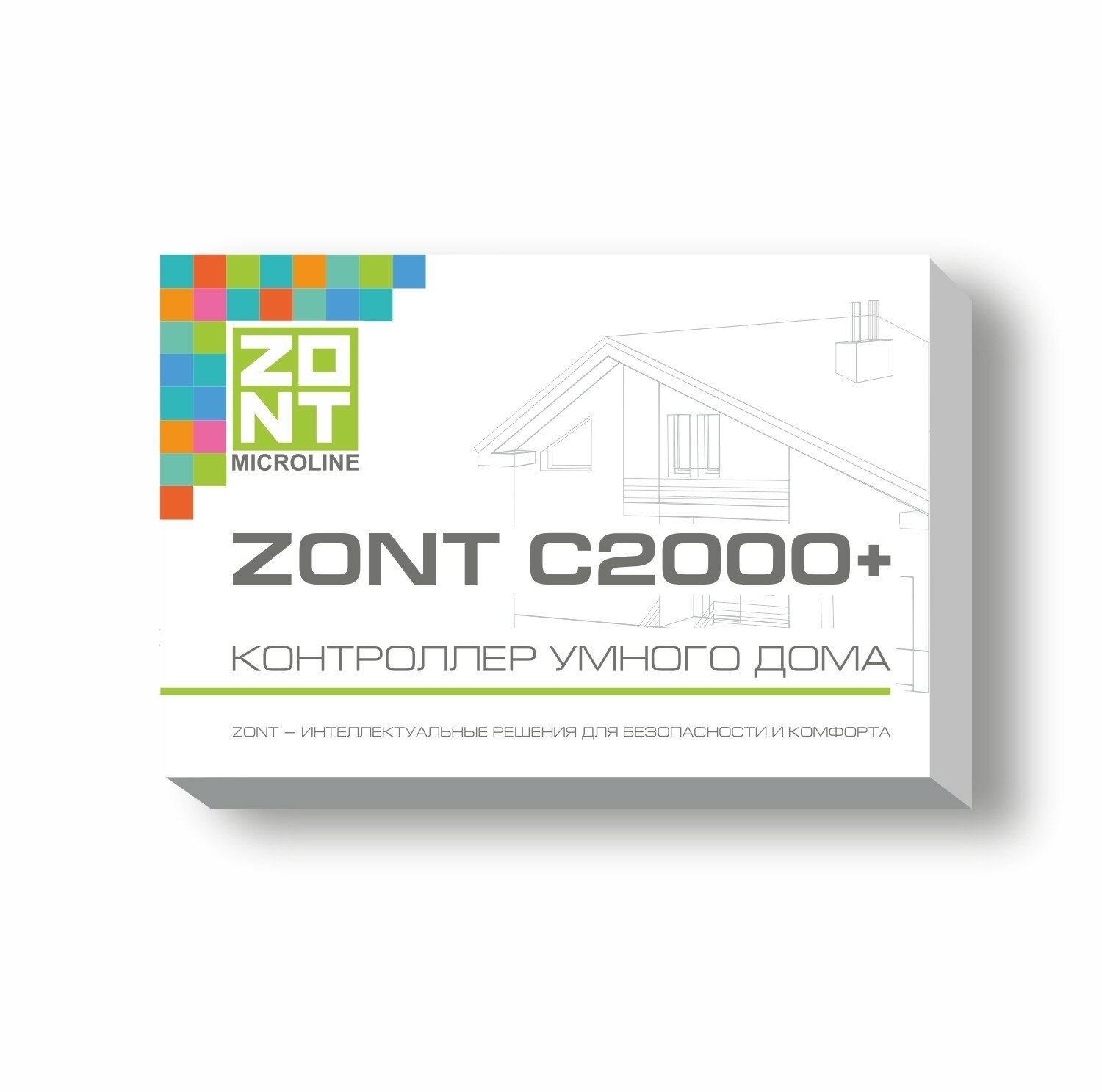 ZONT Контроллер «Умного дома» с WEB интерфейсом ZONT C2000+