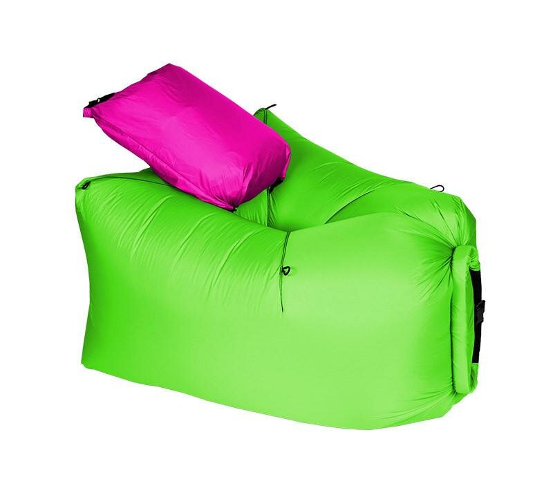 Надувное кресло / надувной лежак / ламзак Rocca зеленый