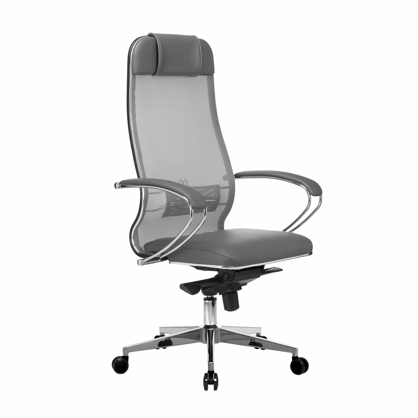 Кресло руководителя Метта Samurai Comfort - 1.01 Серый
