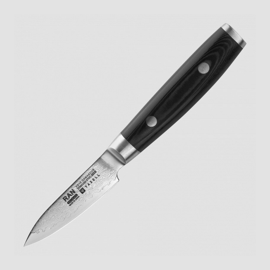 YAXELL Нож кухонный для чистки овощей 8 см, «Petty», дамасская сталь YA36003 Ran