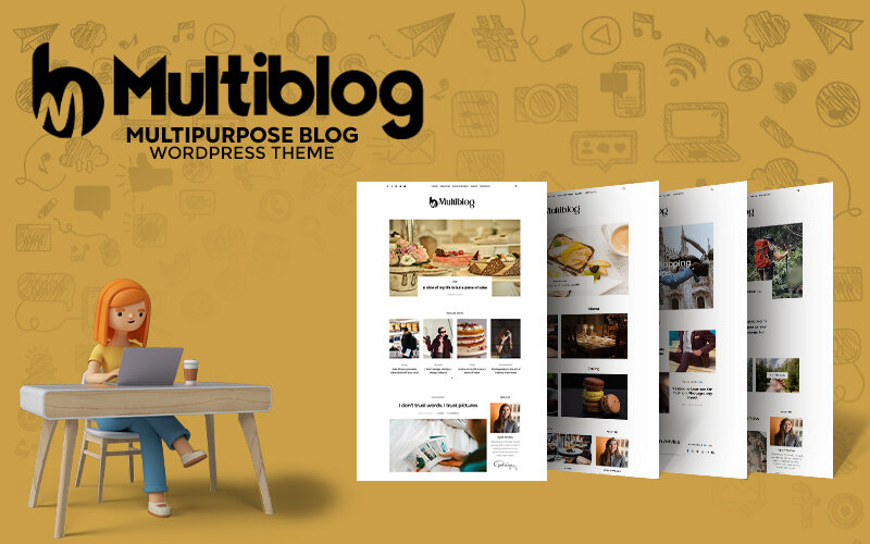 Шаблон Wordpress Multiblog ﾖ Multipurpose Blog Theme WordPress