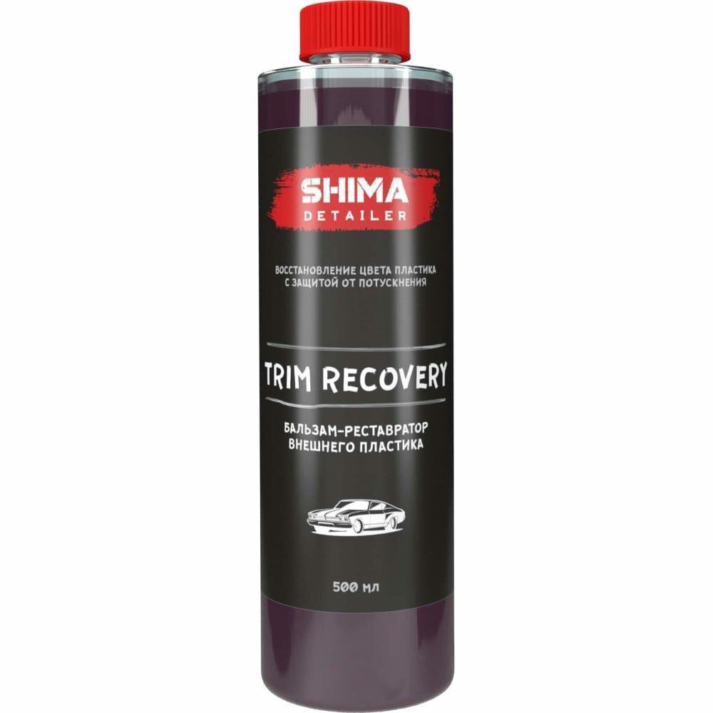 SHIMA DETAILER Бальзам-реставратор внешнего пластика TRIM RECOVERY 500 мл 4603740920131