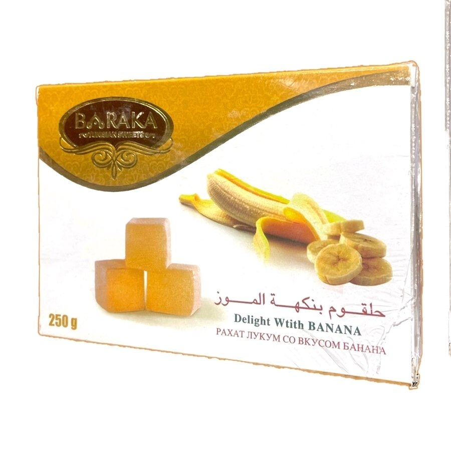 Рахат-Лукум со вкусом банана Baraka Тунис 250г