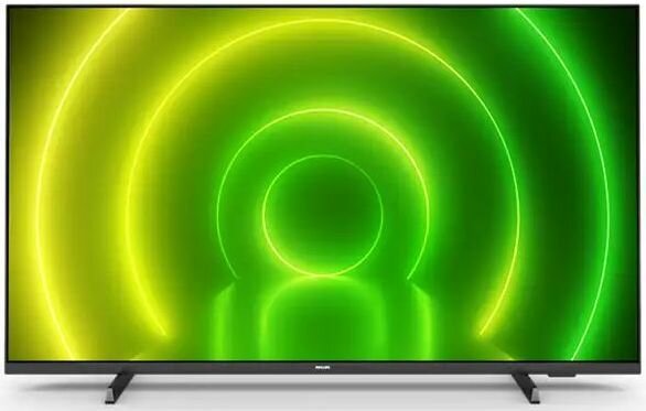 43" Телевизор Philips 43PUS7406/60, 4K Ultra HD, черный, смарт ТВ, Android