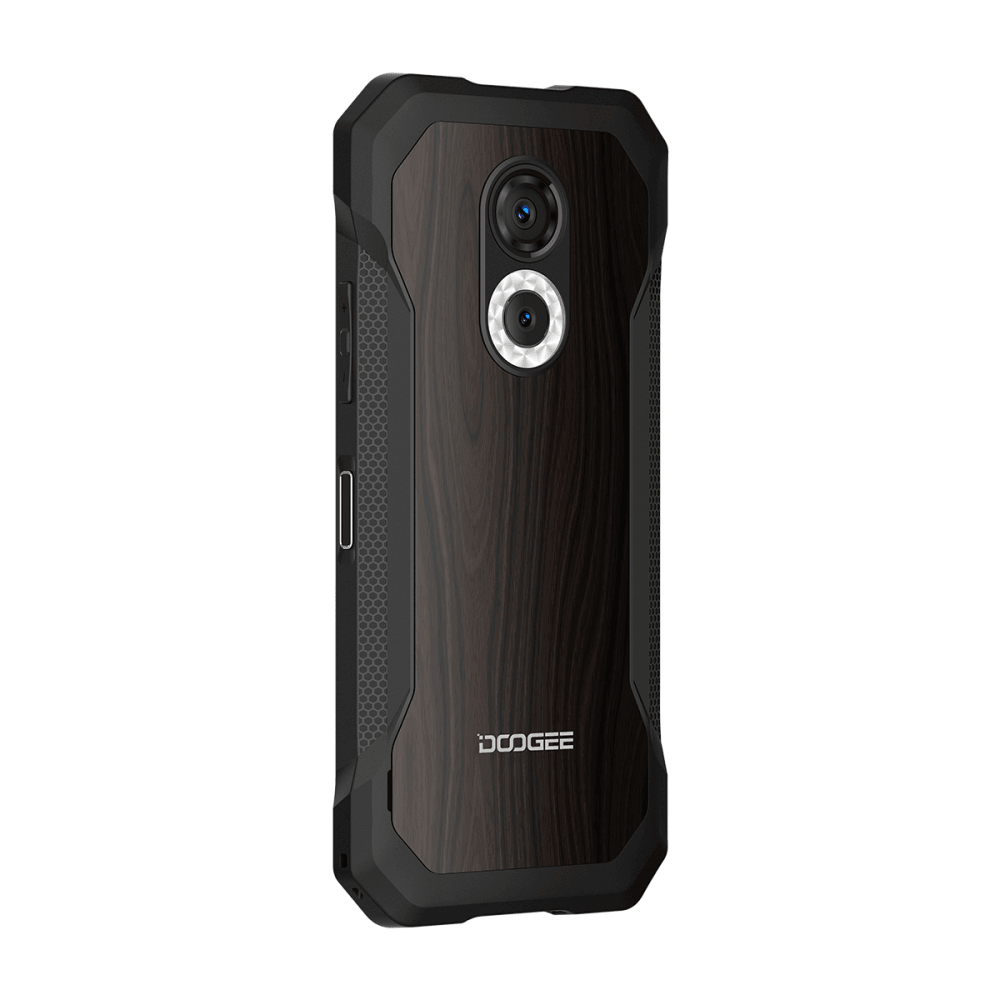 Doogee Doogee S61 Pro Wood Grain, 6'' 720x1440, 4x2.3ГГц + 4x1.8ГГц, 8 Core, 8GB RAM, 128GB, up to 512GB flash, 48 МП + 20 МП/16Mpix, 2 Sim, 2G, 3G, LTE, BT v5.0, Wi-Fi, NFC, GPS, Type-C, 5180mAh, Android 12, 266 г, 167,4 ммx81.4 ммx14,6 мм