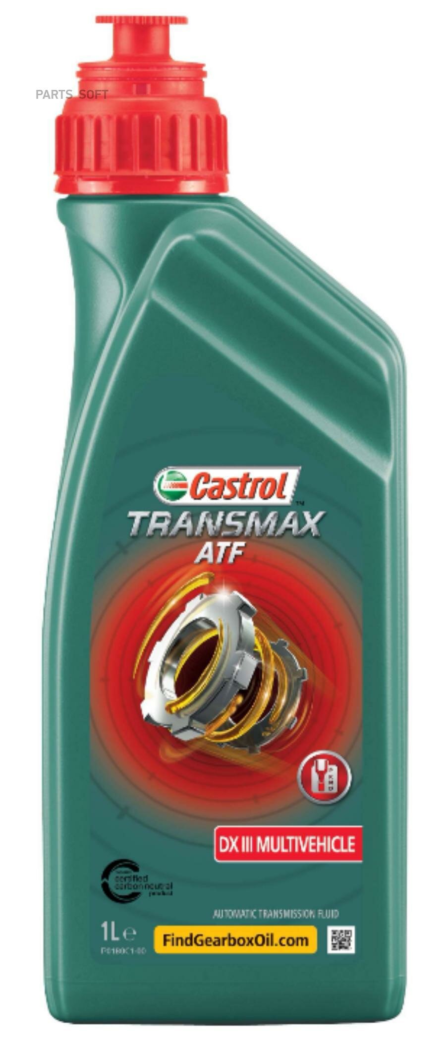 масло трансмиссионное CASTROL Transmax ATF DX III Multivehicle 1л - фото №1