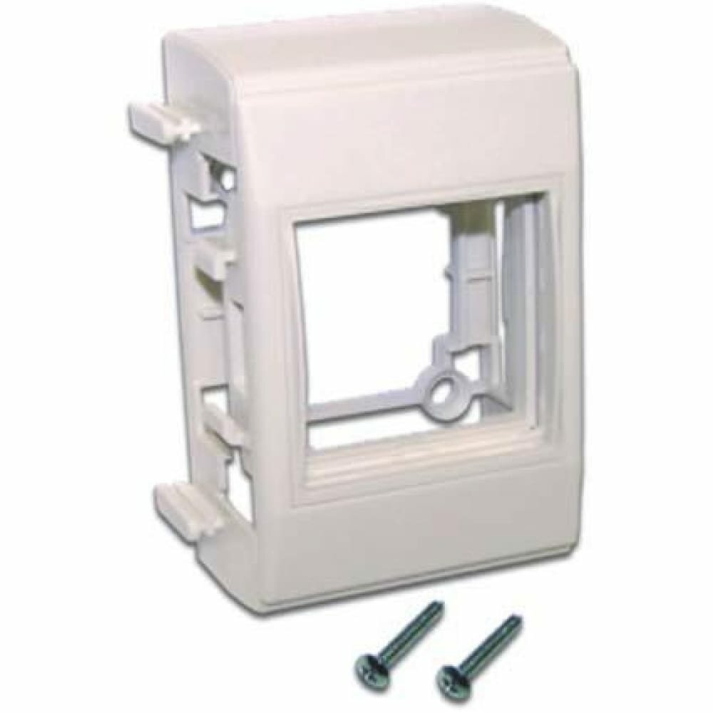 фото LANMASTER Дополнительный настенный бокс на 1 модуль Mosaic 45x45, белый LAN-WA-RMB-F45/E-WH