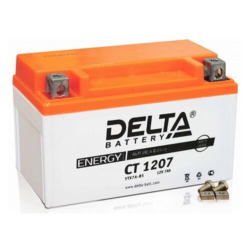    DELTA BATTERY CT 1207 7 105A