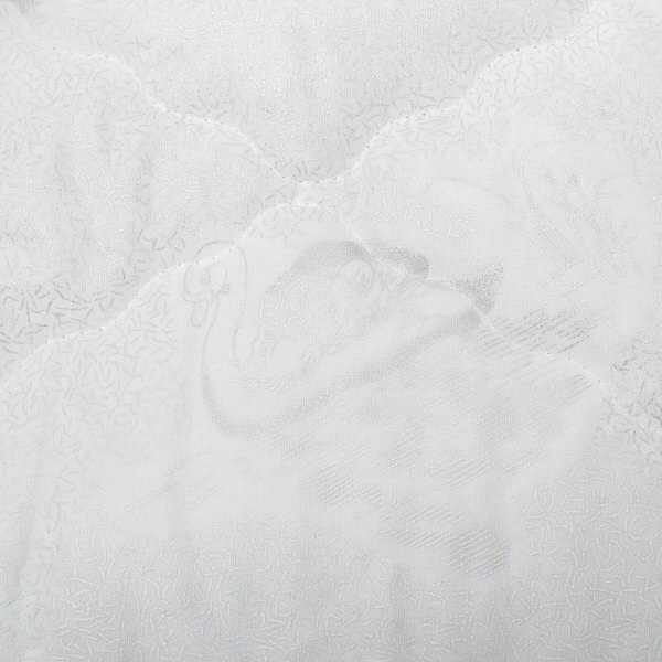 Одеяло стандартное 172х205 см, иск. лебяжий пух, ткань глосс-сатин, п/э 100% - фотография № 2