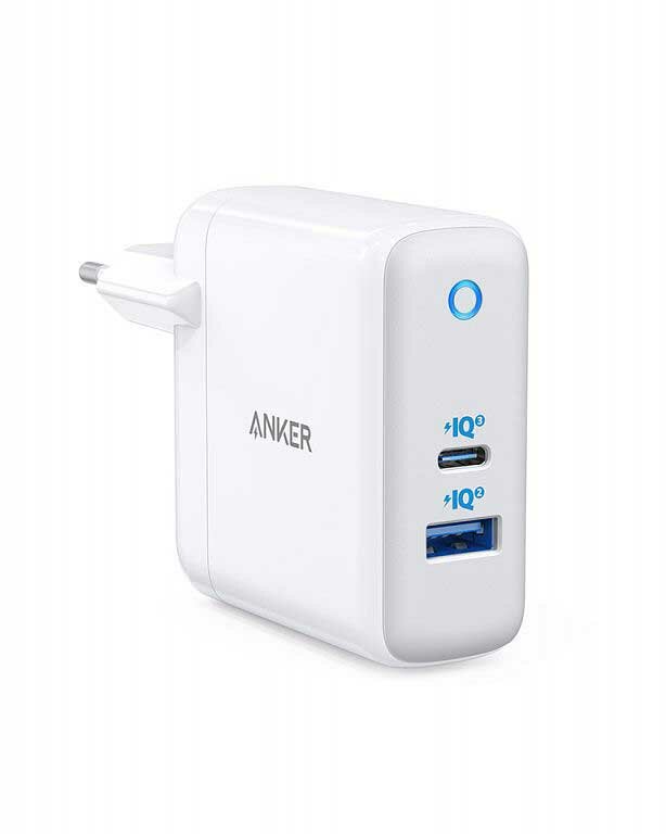 Сетевое зарядное устройство ANKER PPort Atom 3 A2322 60W=2P б/к WT