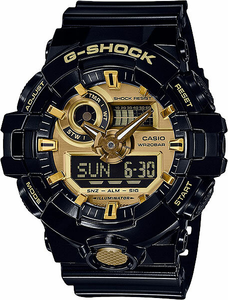 Японские наручные часы Casio G-SHOCK GA-710GB-1A