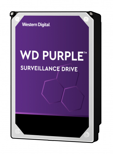 Жесткий диск HDD SATA-III 14Tb Purple WD140PURZ, 7200 rpm, 512MB buffer с поддержкой аналитики данных (AI), 1 year