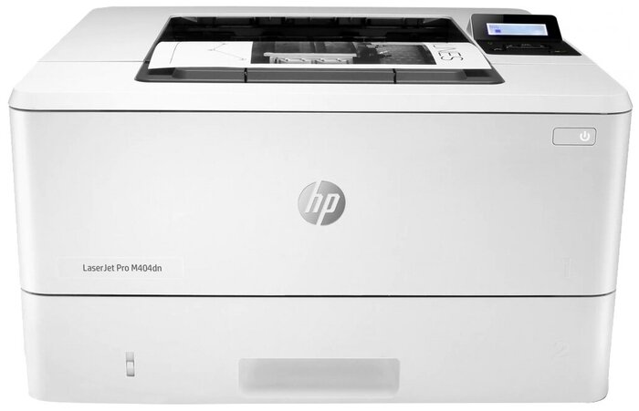 HP Лазерный принтер HP LaserJet Pro M404dn A4, 1200x1200dpi, белый (USB2.0, LAN)