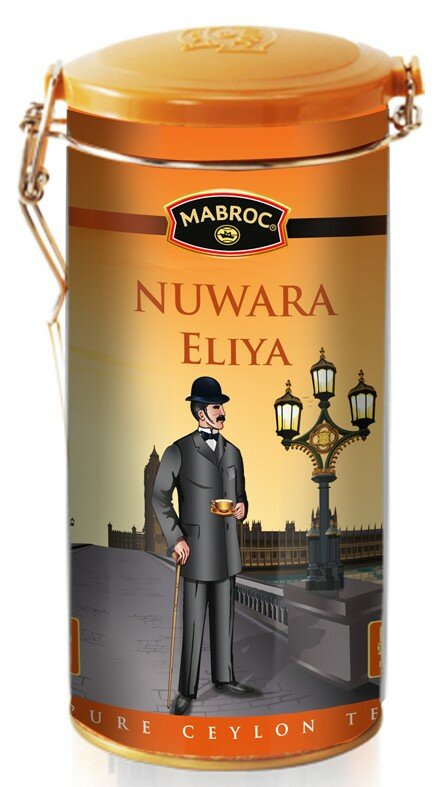 Чай чёрный ТМ "Маброк" - Нувара Элия, жесть, 200 гр.
