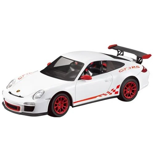 Машина р/у 1:24 Porsche GT3 RS, 18см, цвет белый 27MHZ