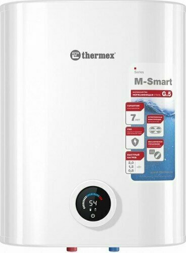 Водонагреватель THERMEX MS 30 V Pro M-Smart накопительный, сухой "стержневой" ТЭН