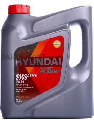 HYUNDAI-XTEER 1071135 Масло моторное XTeer Gasoline G700 5W30 3,5л.