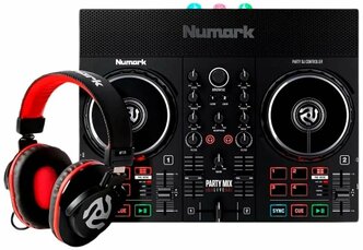 DJ контроллер Numark Party Mix Live + Наушники Numark HF 175