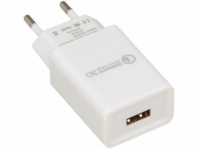 Зарядное устройство Gembird Зарядное устройство Gembird Cablexpert MP3A-PC-16, 1xUSB QC3.0, белый (3000 мА) (ret)