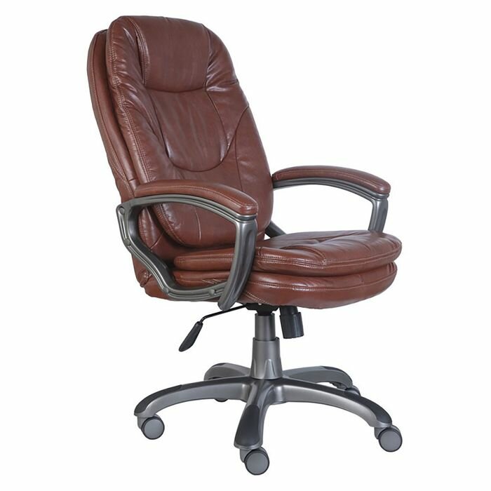 Кресло руководителя CH-868N, коричневый искусственная кожа 1121115