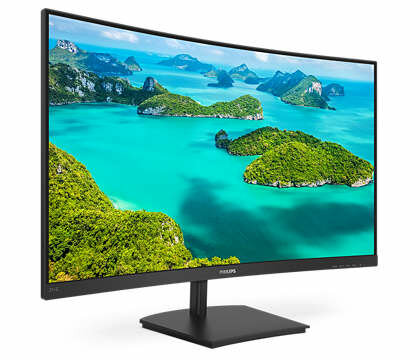 Монитор Philips 24" 241E1SCA/00 1920x1080 VA WLED 75Гц 4ms Curved FreeSync VGA HDMI