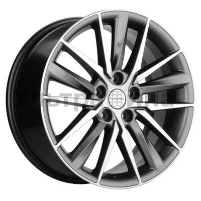 Khomen Wheels KHW1807 (A6/Q5) Gray-FP 8x18/5x112 ET39 D66.6