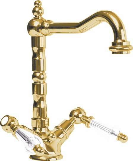 Смеситель Cezares Diamond DIAMOND-LS2-03/24-Sw для раковины с донным клапаном