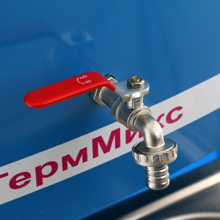 ТермМикс Умывальник "ТермМикс", с ЭВН, нержавеющая мойка, 1250 Вт, 17 л, цвет лагуна - фотография № 6