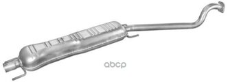 Глушитель Средн Часть Opel: Astra G 04.98-09.04 Polmostrow арт. 17561