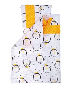 Комплект постельного белья для куклы "Сладкий сон" (королевский пингвин) 125-2020/кп
