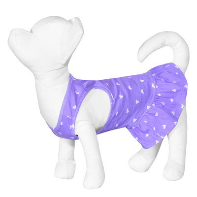 Yami-Yami одежда Платье для собаки сиреневое, М (спинка 27-29 см) лн26ос, 0,1 кг
