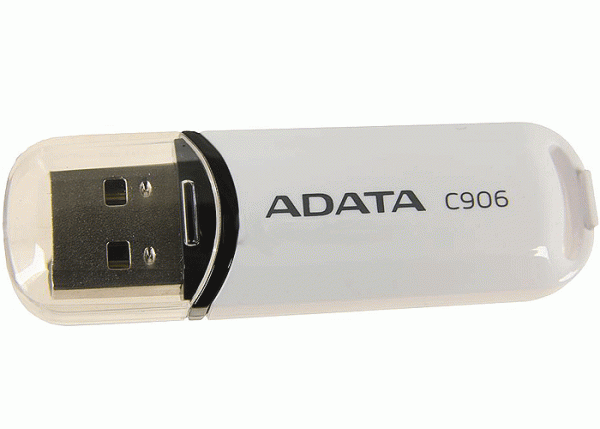 Флешка 16GB A-DATA Classic C906, USB 2.0, Белый AC906-16G-RWH