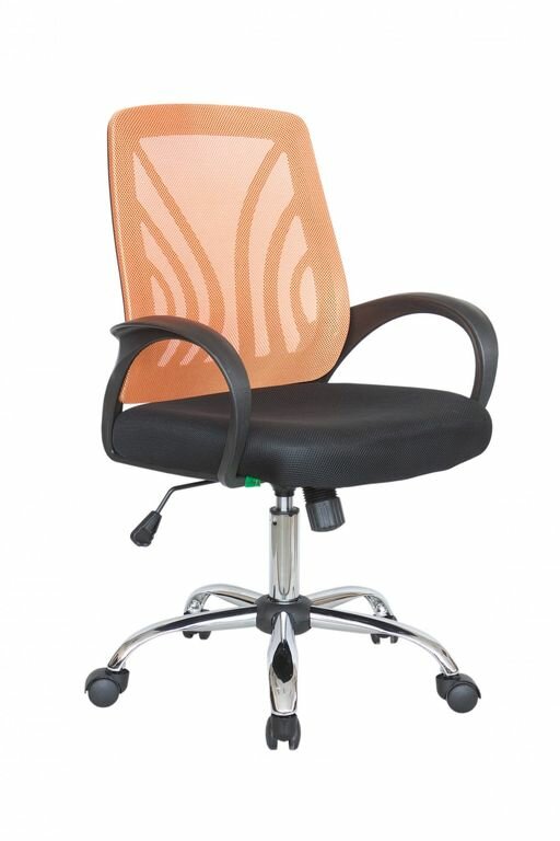 Компьютерное кресло Riva Chair 8099 E Оранжевая сетка (DW-05)