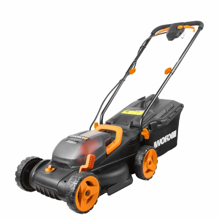 Газонокосилка аккумуляторная WORX WG779E, 34см, несамоходная