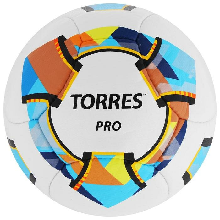 TORRES Мяч футбольный TORRES Pro, PU, ручная сшивка, 14 панели, размер 5, 446 г