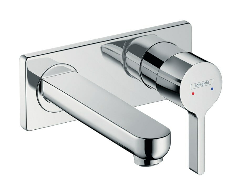 Смеситель для раковины внешняя часть хром Hansgrohe Metris S 31162000