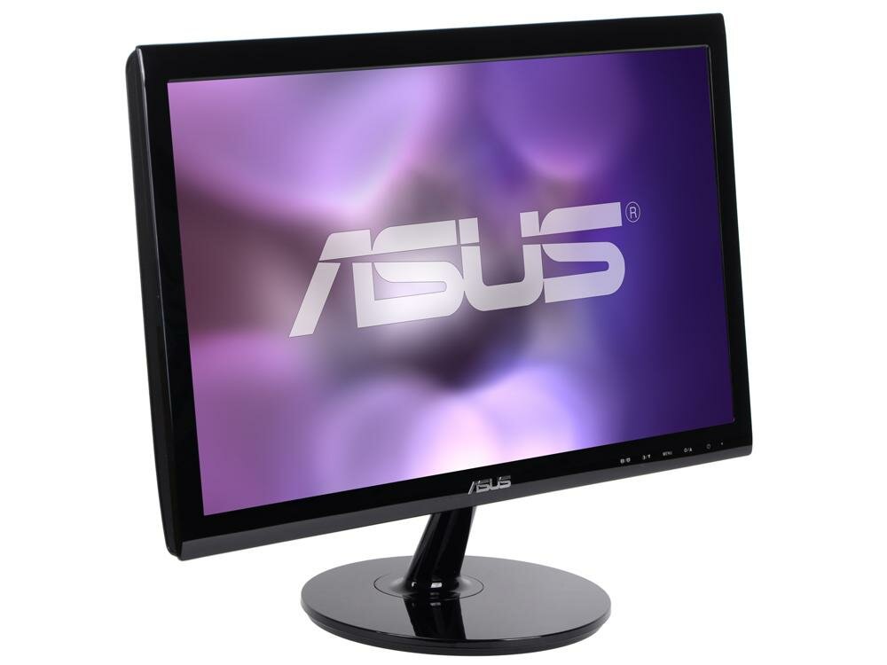 Монитор 18.5" ASUS VS197DE Black LED, 1366x768, 5ms, 200 cd/m2, ASCR 50M:1, D-Sub