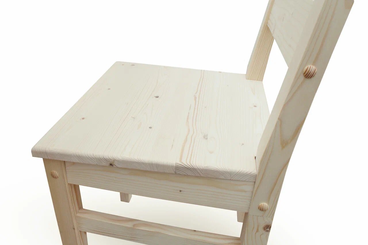 Комплект обеденной мебели из дерева (стол 1,5м + 6 стульев) - фотография № 12