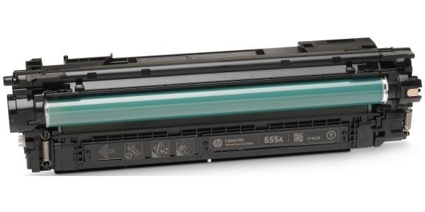 Картридж HP 655A CF452A для HP LaserJet Enterprise M652 M653 M681 M682 желтый