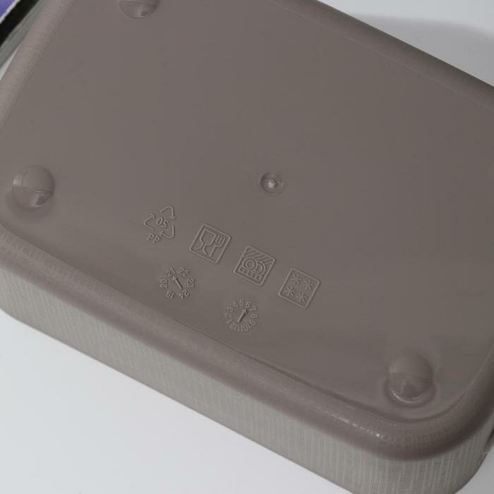 Короб для хранения с крышкой «Инфинити», 20×29×14,5 см, 6,2 л, цвет французский серый - фотография № 4