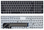 Клавиатура для ноутбука HP ProBook 4530s, 4535s, 4730s черная c серой рамкой - изображение