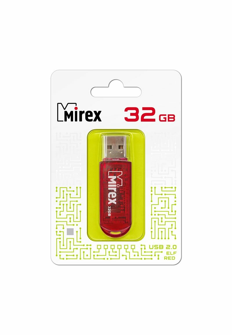 Флешка MIREX ELF (32 Gb) RED