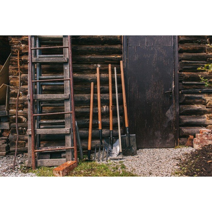 Greengo Вилы копальные, 4-рогие, деревянный черенок, «Премиум» - фотография № 7
