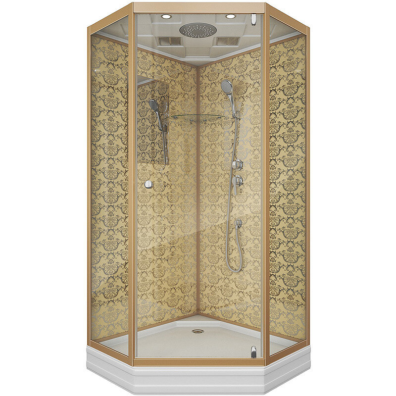 Niagara Душевая кабина Niagara Lux 100x100 NG-7702DG без гидромассажа