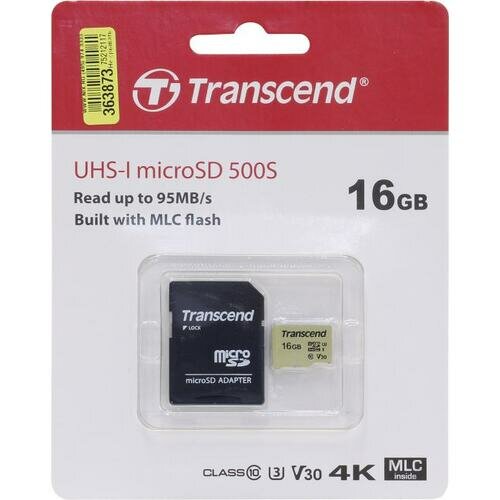 SD карта Transcend 500S TS16GUSD500S