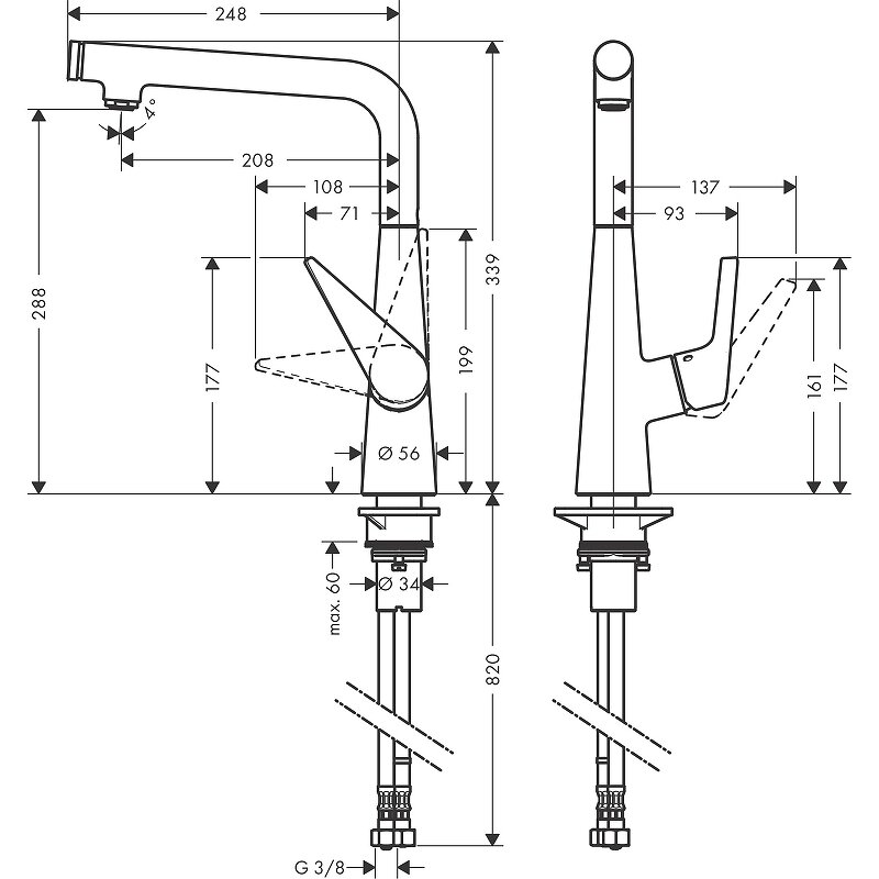 Смеситель Hansgrohe - фото №9