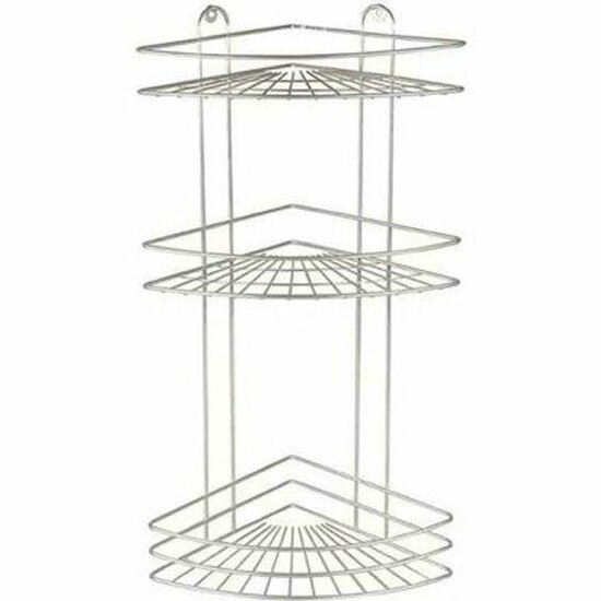 фото Полка Rosenberg для ванной 3-х ярусная угловая, овал.-RUS-385003-3 New