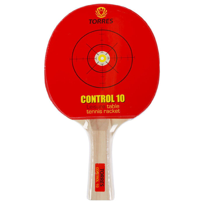 Ракетка для настольного тенниса Torres Control 10, для начинающих. В наборе 1шт.